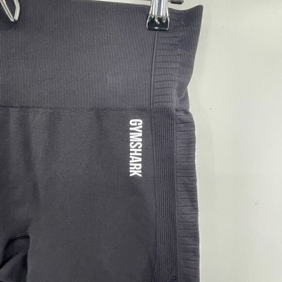 Gymshark Women's Black Energy Seamless Cropped Leggings Size Medium - Picture 3 of 6